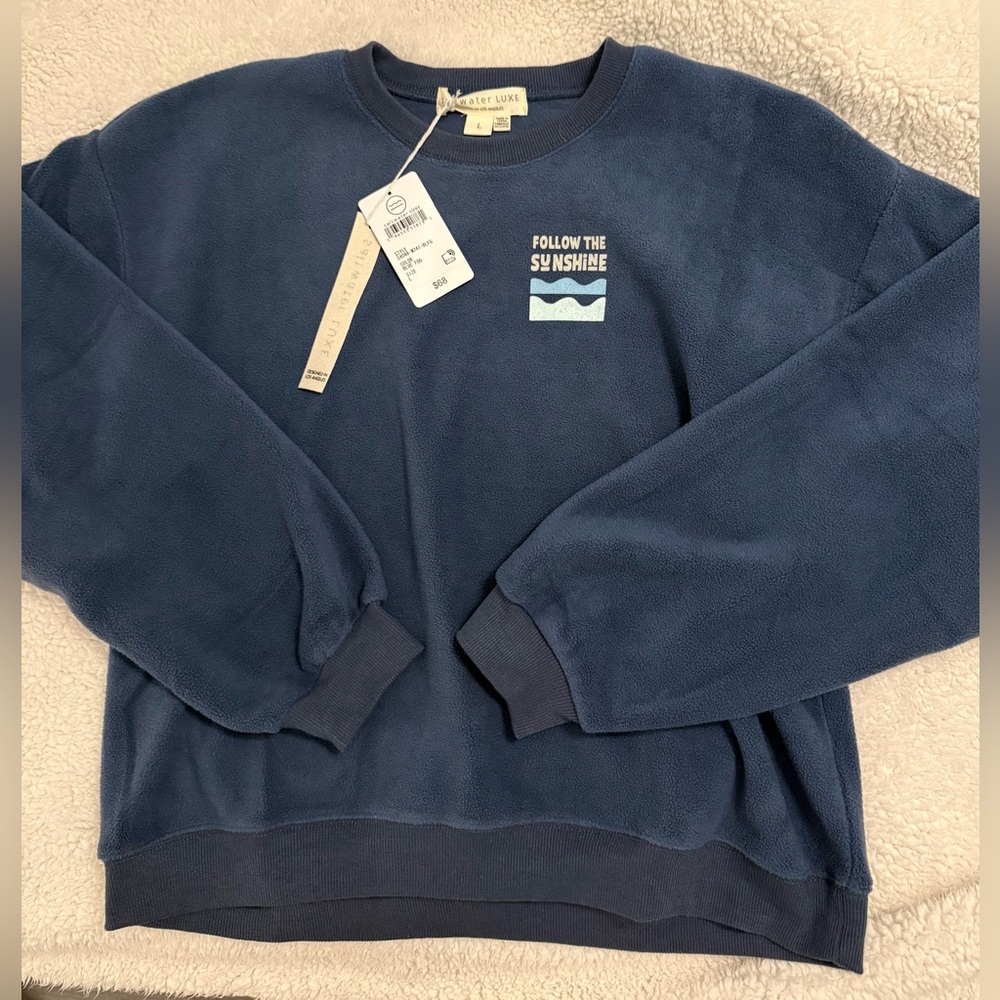Soft blue lounge set.  NWT